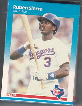 1987 Fleer Texas Rangers Team Set 20+ Cards