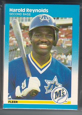 1987 Fleer Mariners Team Set H Reynolds  20+ Cards
