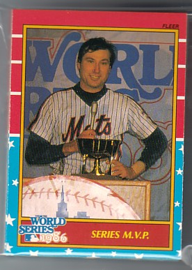 1987 Fleer World Series 12 Card Set New York METS