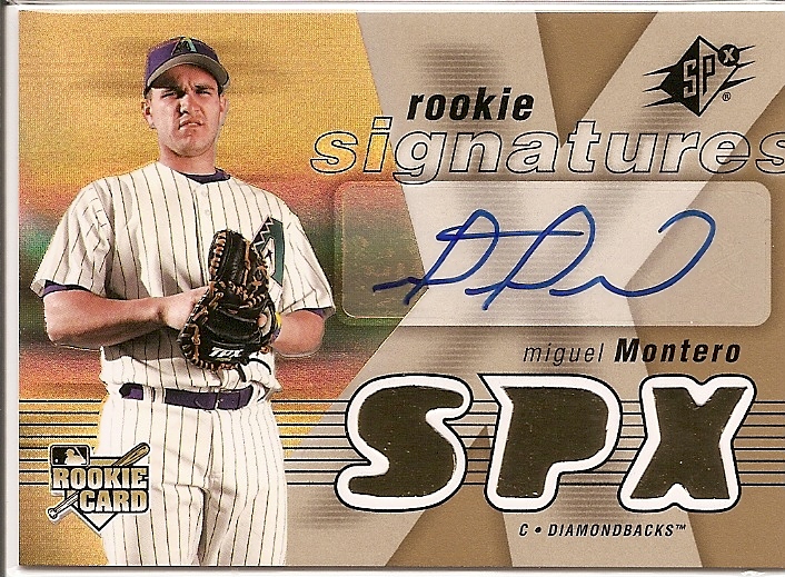 2007 SPx #116 Miguel Montero AU (RC)