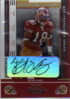 2005 Playoff Contenders #194 Fred Amey AU RC