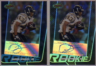 2005 Bowman's Best #141 Darren Sproles AU RC