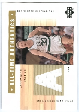 2002-03 Upper Deck Generations All-Time Authentics #LBA Larry Bird