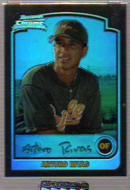 2003 Bowman Chrome Blue Refractors #296 Arturo Rivas