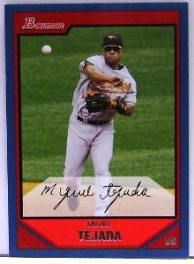 2007 Bowman Blue #95 Miguel Tejada