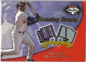 2002 Fleer Box Score Amazing Greats Single Swatch #6 Torii Hunter