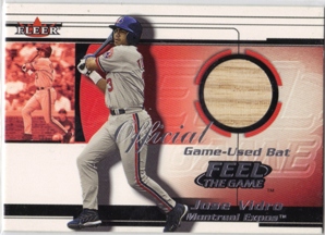 2001 Fleer Feel the Game #26 Jose Vidro