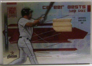 2003 Donruss Elite Career Bests Materials #11 Lance Berkman RBI Bat