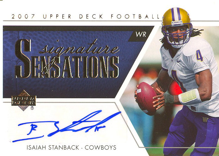 2007 Upper Deck Signature Sensations #SSIS Isaiah Stanback