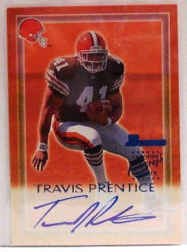2000 Bowman Autographs #TP Travis Prentice B
