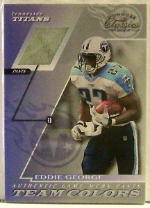 2001 Donruss Classics Team Colors #TC15 Eddie George Pants