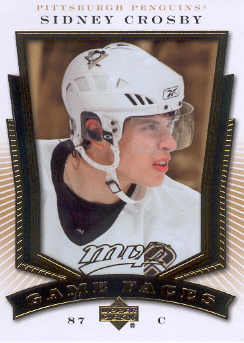 2007-08 Upper Deck MVP Game Faces #GF1 Sidney Crosby