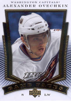 2007-08 Upper Deck MVP Game Faces #GF7 Alexander Ovechkin