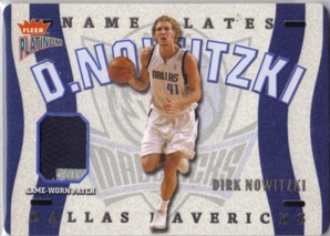 2002-03 Fleer Platinum Nameplates #DN Dirk Nowitzki/255