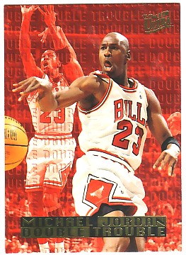 1995-96 Ultra Double Trouble #3 Michael Jordan