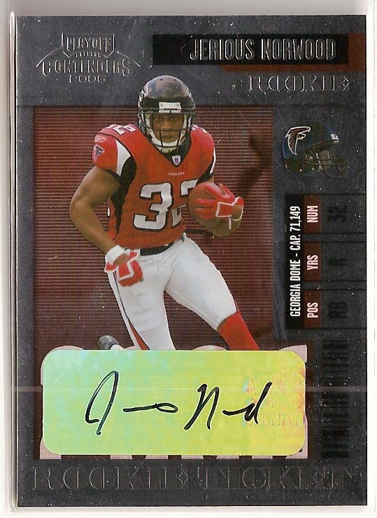 2006 Playoff Contenders #186 Jerious Norwood AU RC