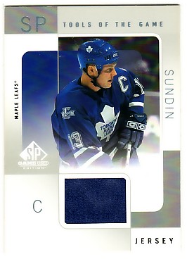 2000-01 SP Game Used Tools of the Game #MS Mats Sundin