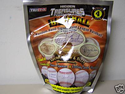 6 BALL BOX : Tristar Hidden Treasures Series 4 Autographed Baseballs (Autographed Baseball in a Bag) (Possible Babe Ruth, Ty Cobb & Cy Young Autographed Balls)