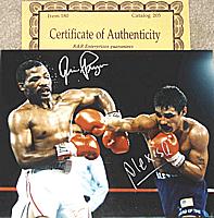 Alexis Arguello vs. Aaron Pryor championship fight 10x8 autographed ( signed ) by both