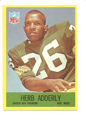 1967 Philadelphia #74 Herb Adderley UER