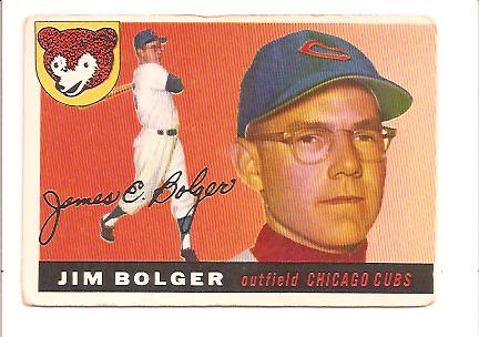 1955 Topps #179 Jim Bolger RC