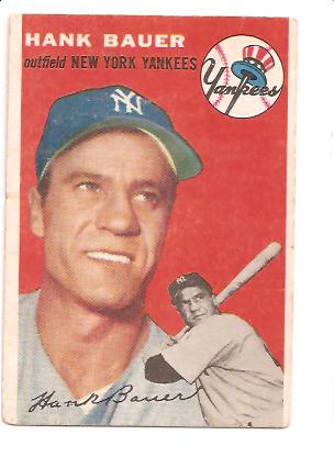 1954 Topps #130 Hank Bauer