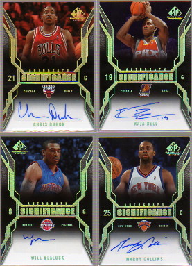 2007-08 SP Game Used SIGnificance #SICD Chris Duhon