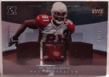 2007 Artifacts NFL Artifacts Patch #NFLAB Anquan Boldin