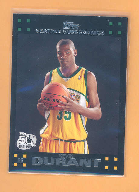 2007-08 Topps #112 Kevin Durant RC