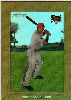 2007 Topps Turkey Red Chrome Refractors #55 Josh Hamilton