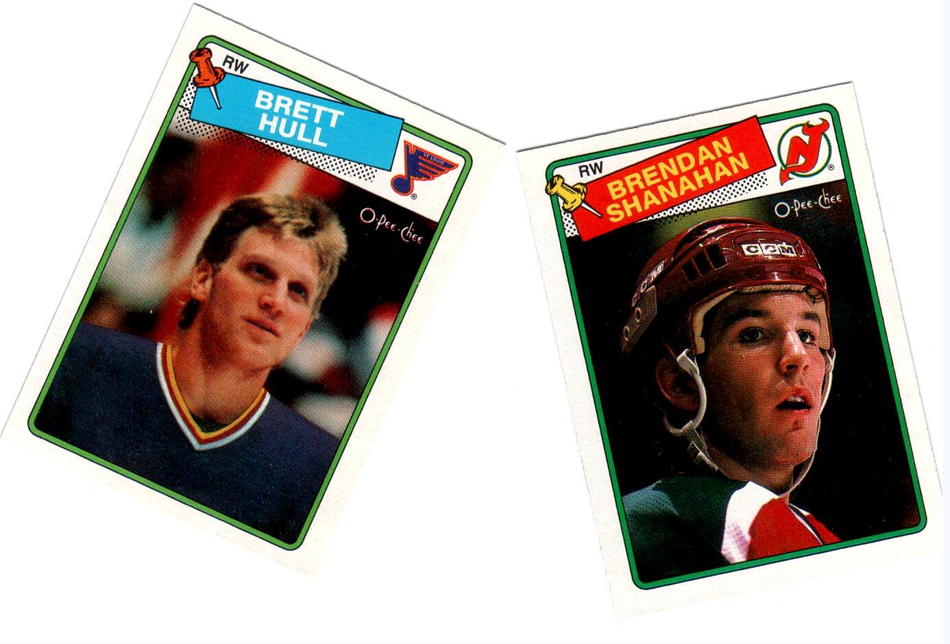 1988-89 O-PEE-CHEE HOCKEY COMPLETE MINT SET - SHANAHAN/HULL ROOKIE CARDS