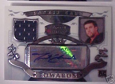 2007 Bowman Sterling #TE2 Trent Edwards JSY AU