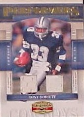 2007 Donruss Gridiron Gear Performers Jerseys Combos Prime #33 Tony Dorsett