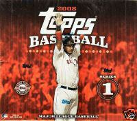 2008 Topps Series 1 Baseball Factory Sealed HTA Hobby JUMBO Box - 1 Autograph & 1 Relic Card ( Poss. Mickey Mantle & Alex Rodriguez ) Per Box On Avg. & Possible Cut Signatures - In Stock Now 