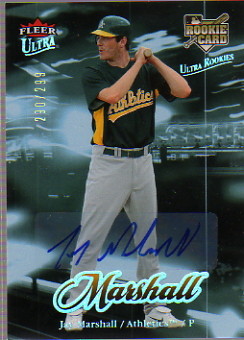 2007 Ultra Rookie Autographs #221a Jay Marshall/299