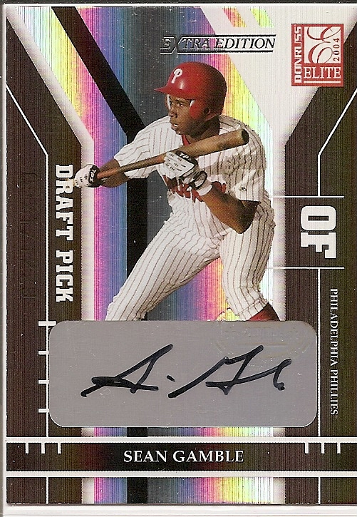 2004 Donruss Elite Extra Edition #292 Sean Gamble AU/1229 RC
