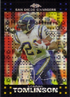 2007 Topps Chrome Xfractors #TC126 LaDainian Tomlinson