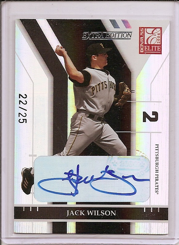 2004 Donruss Elite Extra Edition Signature #132 Jack Wilson/25