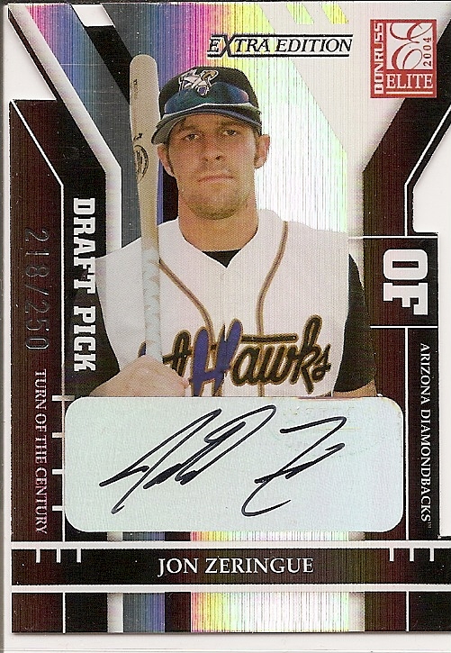 2004 Donruss Elite Extra Edition Signature Turn of the Century #328 Jon Zeringue DP/250