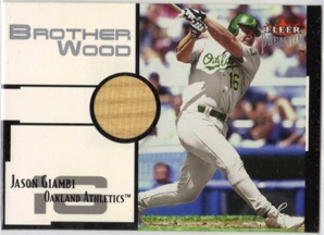 2001 Fleer Premium Brother Wood #BW5 Jason Giambi