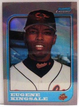 1997 Bowman Chrome Refractors #141 Eugene Kingsale