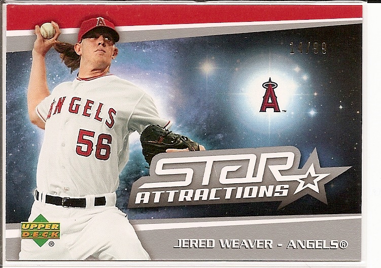2006 Upper Deck Star Attractions Silver #JW Jered Weaver UPD