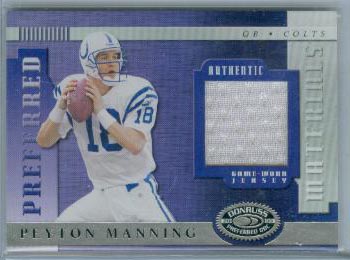 2000 Donruss Preferred Materials #PM36 Peyton Manning J/100