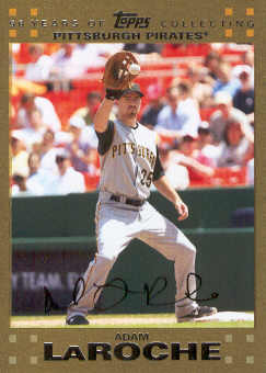 2007 Topps Update Gold #9 Adam LaRoche