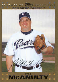 2007 Topps Update Gold #34 Paul McAnulty