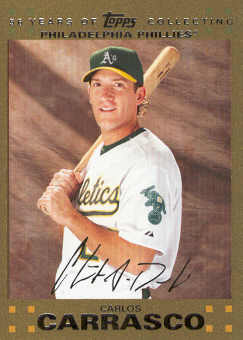 2007 Topps Update Gold #40 Chris Denorfia UER