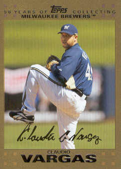 2007 Topps Update Gold #69 Claudio Vargas