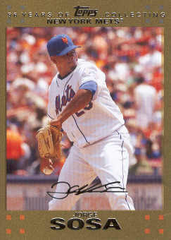 2007 Topps Update Gold #104 Jorge Sosa
