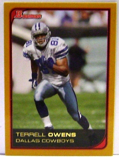 2006 Bowman Gold #22 Terrell Owens