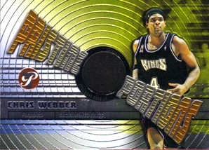 2002-03 Topps Pristine Portions #PPOCW Chris Webber